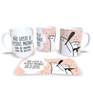 Imagem de Caneca Branca de Porcelana Personalizada Frases Engraçadas e Divertidas Pack14 (Não gosto..)