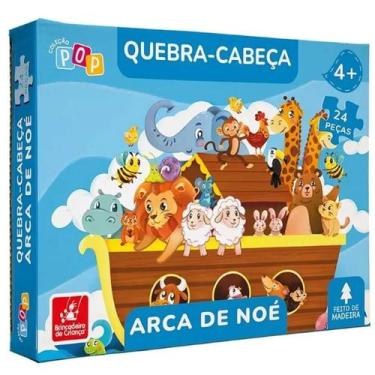Imagem de Colecao pop - quebra cabeça 24 pecas arca de noe - Brincadeira de Cria