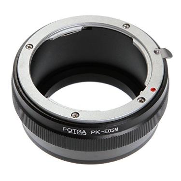 Imagem de Adaptador de montagem para lente Pentax K/PK Mount Lens para Canon EOS M EF-M M2 M3 M5 M6 M10 M50 M100 Anel adaptador de câmera mirrorless
