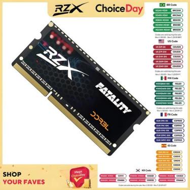 Imagem de Memória RAM DDR3L 8GB/4GB para Notebook - 1600MHz PC3L - 1.35V - SODIM