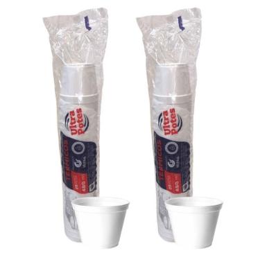 Imagem de Pote térmico de isopor 480ml descartável c/50 ultra - Ultra copos