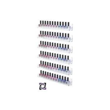 Imagem de 5 Prateleiras Cristal Expositor Esmalte Organizador Acrílico - loja di