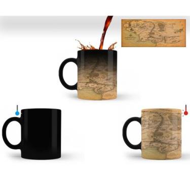 Imagem de Caneca Mágica Senhor dos Anéis COM SEU NOME de Porcelana - Vários mode