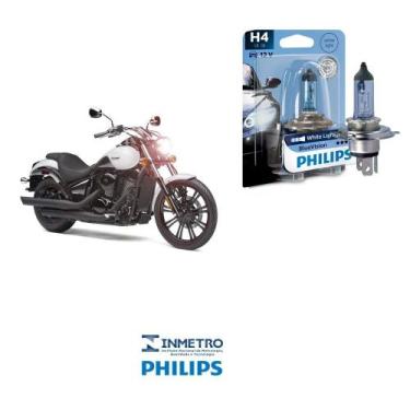Imagem de Lâmpada Philips BlueVision H4 p/ KAWASAKI Vulcan 900 Custom