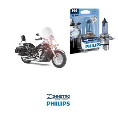 Imagem de Lâmpada Philips BlueVision H4 p/ KAWASAKI Vulcan 900 Classic