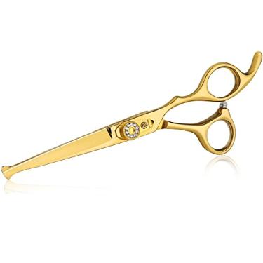 Imagem de Tesoura de corte de cabelo infantil de 15 cm, tesoura de corte de cabelo para crianças, bebês, meninas, meninos, aço inoxidável japonês, presente dourado Dragon Creek