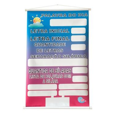 Imagem de Banner Pedagógico Infantil Escolar Palavra Do Dia - Brink Sul
