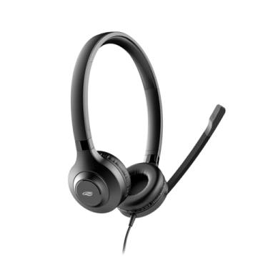 Imagem de C3tech Headset com fio USB PH-360BK, Preto com Almofadas Confortáveis, Controles de Áudio Integrado, microfone Omnidirecional, cancelamento de ruido, Compatível com Windows, MacOS, iOS, Playstation