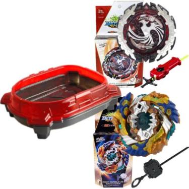 Imagem de Beyblades Dead Phoenix Vs Geist Fafnir - Rail Rush - Top Gyro