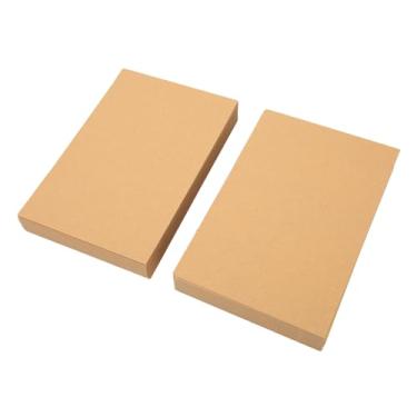 Imagem de Conjunto de cartões postais em branco, pintura à mão sem manchas foscas, papel cartolina marrom kraft para cartões comemorativos (15 x 10 cm / 5,9 x 3,9 pol, 300 gsm, 200 peças por saco)