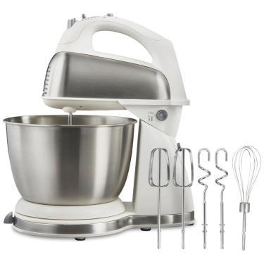 Imagem de Mixer e Batedeira Hamilton Beach Clássica, 4 Litros, 6 Velocidades, 290W, Branca - Modelo 64655 290