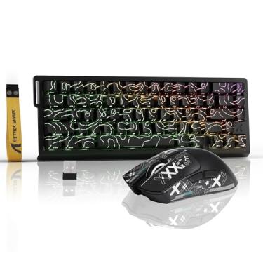 Imagem de MAMBASNAKE Teclado X68PROHE e mouse X11 - Linha preta