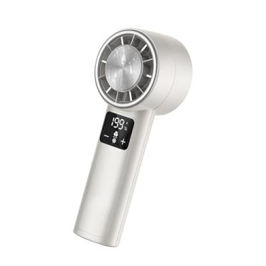 Imagem de Duttek Mini ventilador portátil recarregável, velocidade (1-199) ajustável, alta velocidade (11000 RPM), ventilador pessoal recarregável com display digital, presentes para mulheres, homens, viagens