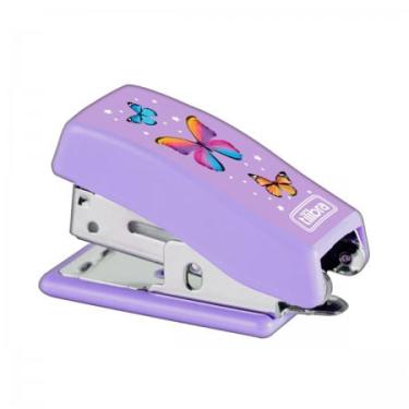 Imagem de Grampeador Mini 12 Folhas Borboleta c/ Extrator + 830 Grampos - Tilibra