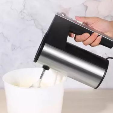 Imagem de Batedeira Elétrica De Mão Potente Sokany Compacta 110v Utensílios De Cozinha