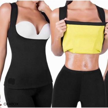 Imagem de Camiseta Modeladora Feminina Cinta Redu Térmica G