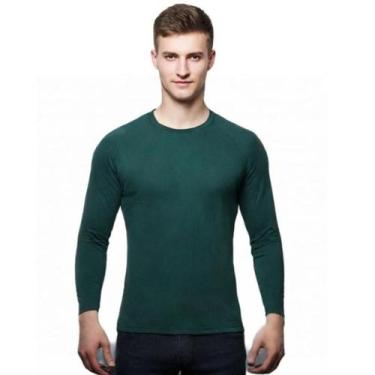 Imagem de Camisa Uv 50 Manga Longa Slim Térmica Segunda Pele - Genérico, Verde e