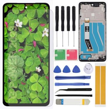 Imagem de Substituição de tela para Moto G Power 2023 6,5'' XT2311 XT2311-1 XT2311-2 XT2311-3XT2311DL Montagem LCD Touch Screen Digitalizador com moldura de ferramentas