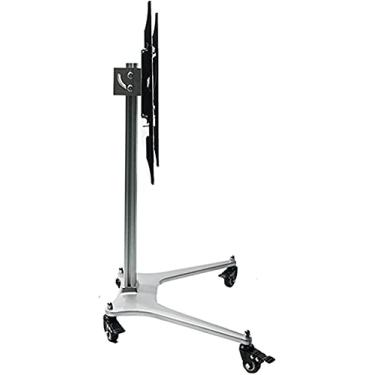 Imagem de WYUYIWH Suporte universal para TV, suporte de TV de chão atualizado com suporte para TVs de 32 a 55 polegadas com altura ajustável, suporte de TV móvel