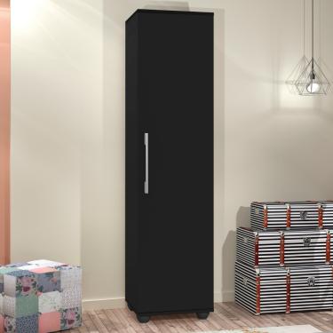 Imagem de Armário Multiuso 1 Porta com Pés Sofia JeA Móveis - Preto