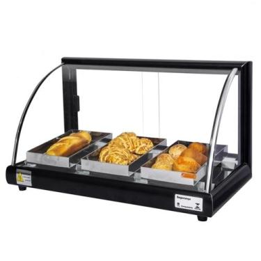 Imagem de A3 - Estufa Alfa para salgados de 3 bandejas Preta - 220V - Omega