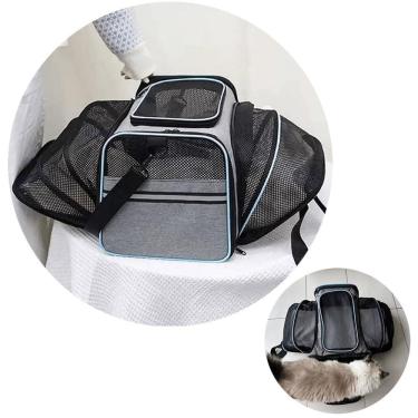 Imagem de Bolsa Transporte Expansível Pet Luxo Cães E Gatos Viagens