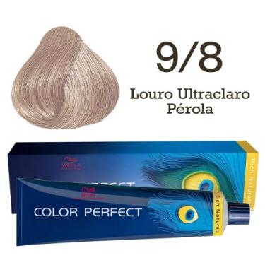 Imagem de Coloração Color Perfect 9/8 Louro Ultraclaro Pérola  Wella - Wella Pro