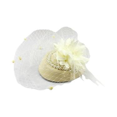Imagem de Cartola Francesa Retrô Feminina - Cocar Elegante para Eventos Sociais,