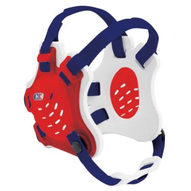Imagem de (One Size, Scarlet/White/Navy) - Cliff Keen Wrestling-Protective-Headgear Cliff Keen F5 Tornado Headgear