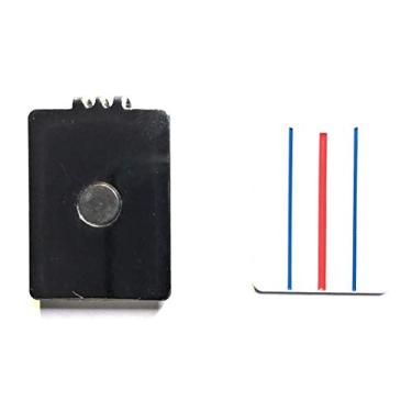 Imagem de Marcador magnético de bola de golfe com clipe de chapéu (trilha tripla) (vermelho e azul, 1 pacote)