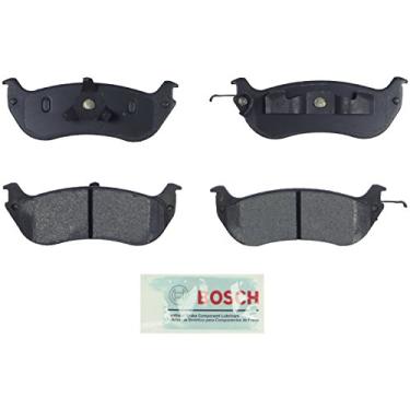 Imagem de BOSCH BE674 Conjunto de pastilhas de freio a disco de cerâmica azul - compatível com Ford Crown Victoria; Lincoln Town Car; Mercury Grand Marquis; TRASEIRA