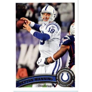 Imagem de 2011 Topps #300 Peyton Manning - Indianapolis Colts (camisa branca) (cartas de futebol)