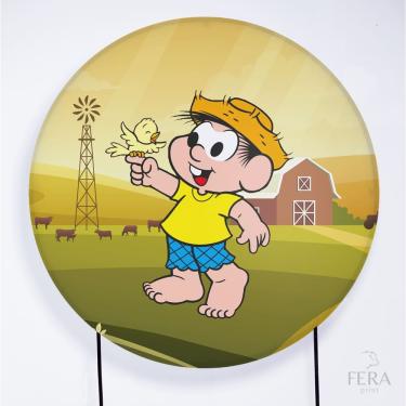 Imagem de Painel Decorativo para Festa 1,30x1,30 metros Vesti Fácil com Elástico Turma da Mônica - Fera Print