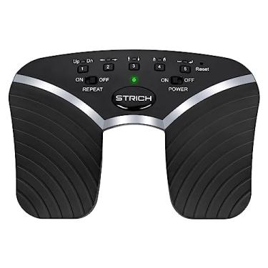 Imagem de STRICH Pedal giratório de página sem fio, pedal silencioso para iPad, telefone, Kindle, tablets, PC, nova versão, virador de página de música USB recarregável (SPT-20)