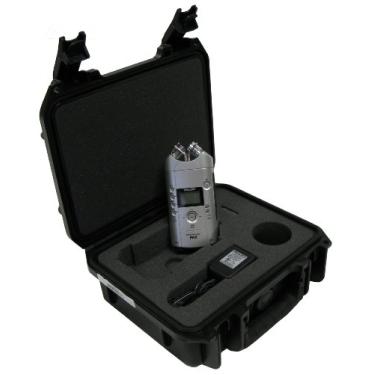 Imagem de SKB Capa de equipamento impermeável de ajuste personalizado para gravador digital Zoom H4 estéreo 4 faixas