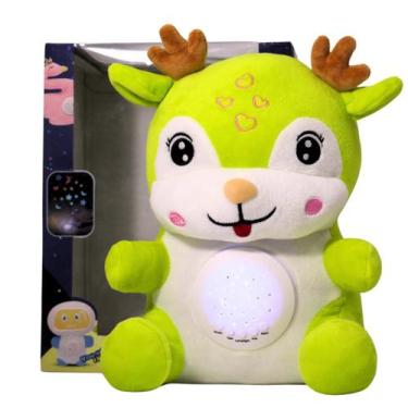 Imagem de Ursinho Pelucia Projetor Estrelado com Luz e Som - JOCENTER IMPORTS