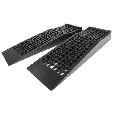 Imagem de MaxxHaul Rampas de carro de perfil baixo de capacidade de 2 kg 50516, pacote com 2, preto