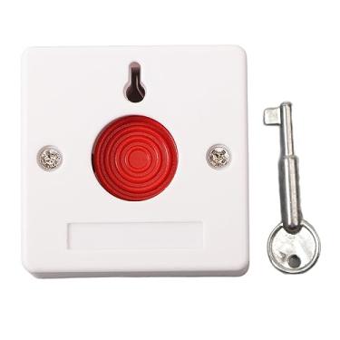 Imagem de Botão de alarme de emergência eficiente Botão de pânico do interruptor de alarme de incêndio com a tecla 250V