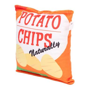 Imagem de Brinquedos de Batatas Fritas e Batatas, Brinquedos para Cachorros para mantê -los (Batata de batata laranja)