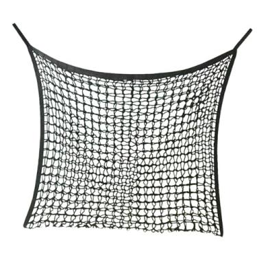 Imagem de Dynwave Rede de feno de alimentação lenta para alimentação de cavalos, 31,50" x 35,43", grande capacidade, economizador de espaço, bolsa