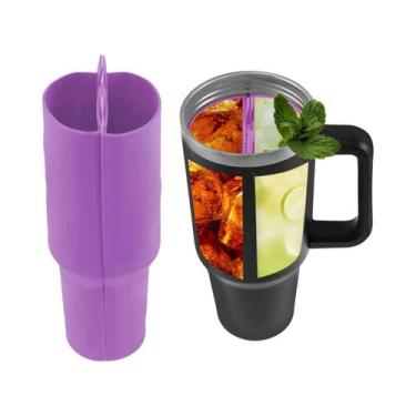 Imagem de Separador De Bebidas De Silicone Para Copo Stanley De 40 Oz, Divisória