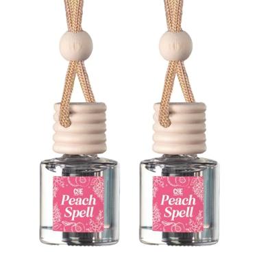 Imagem de CANDECraftCo Óleo de fragrância de suspensão de ar para carro, aromatizador automotivo para óleos essenciais, fragrância aromática, aromaterapia, difusor de automóvel, de longa duração (feitiço de