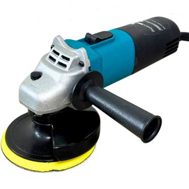 Imagem de Esmerilhadeira Lixadeira Angular 4.1/2 com Disco e Lixa 115mm 820W Rolamentada 110V Importway Iweald