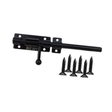 Imagem de Bothyi Trava de ferrolho de barril, trava de correr de metal prática, resistente e elegante, de porta deslizante para entusiastas de portas de ferro faça, 8 in