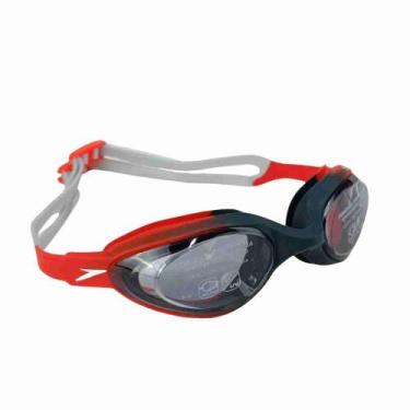 Imagem de Óculos de Natação Speedo Hydrovision Water Sports, Vermelho