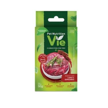 Imagem de Petisco Pet Nutrition Vie Para Cães Carne E Especiarias 50G
