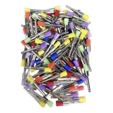 Imagem de Escova de Robinson para Profilaxia Dentária - Kit com 100 unidades - Escova de Polimento Profissional, Multicolorida, para Micromotor.