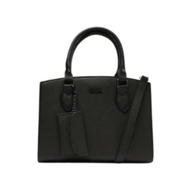 Imagem de Bolsa Feminina Anacapri Tote Essencial Com Pouch Media Preto-Feminino