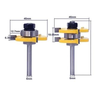 Imagem de Fresas para tupia 6mm - Sa, Songle, Nakazaki ou Siga