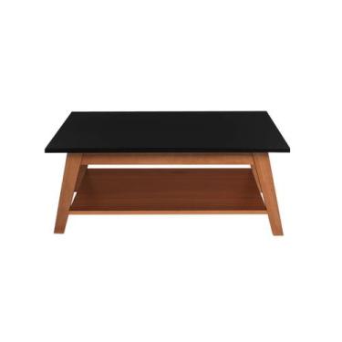 Imagem de Mesa de Centro Madeira Maciça New Veneza Preto - Belle House
